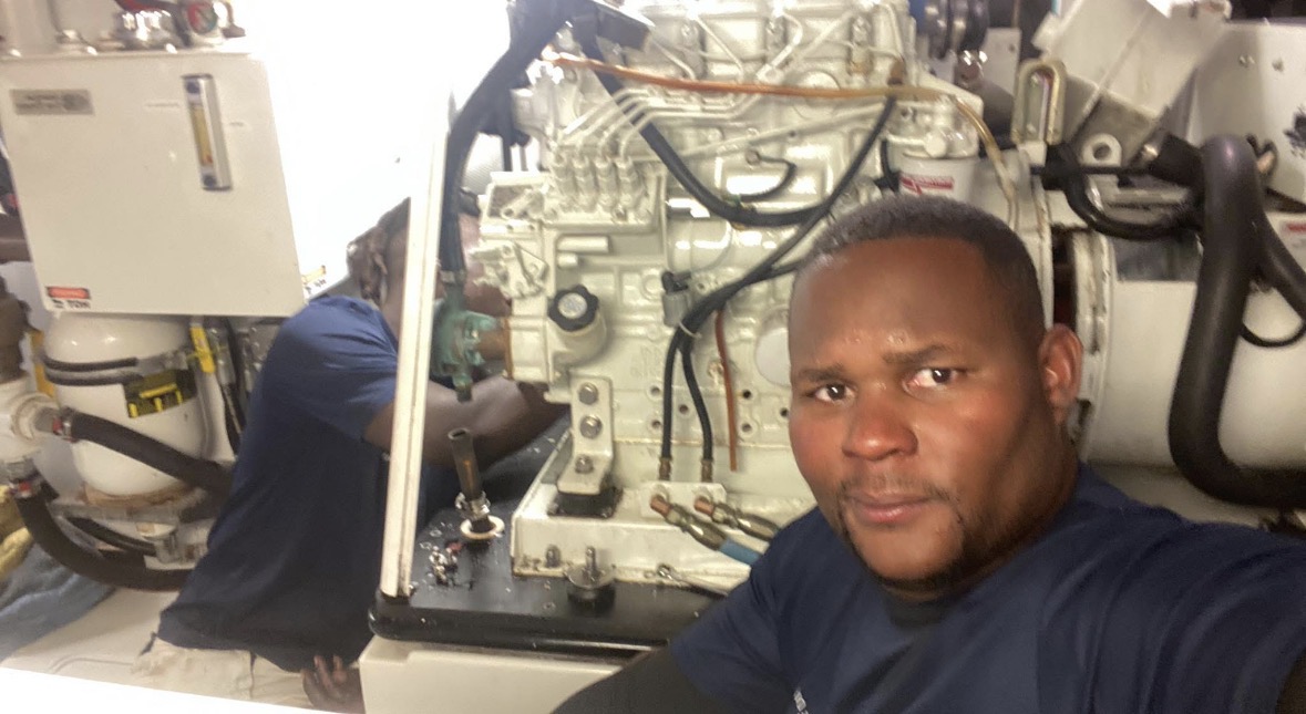 Marine generator equipment and technician